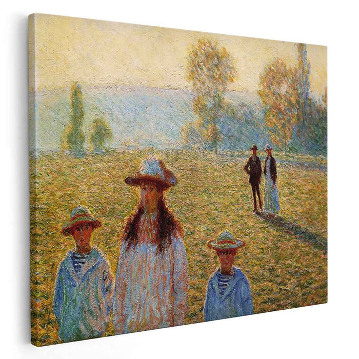 Landscape at Giverny (1888) by Claude Monet