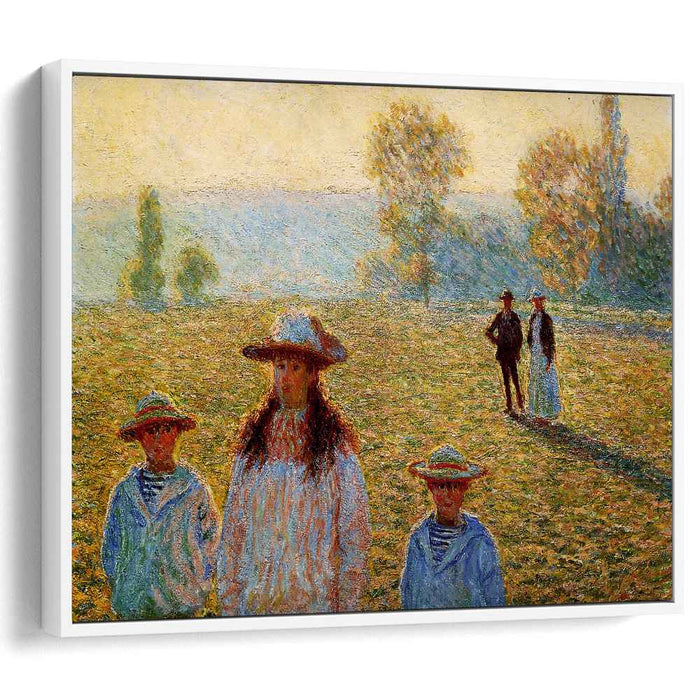 Landscape at Giverny (1888) by Claude Monet