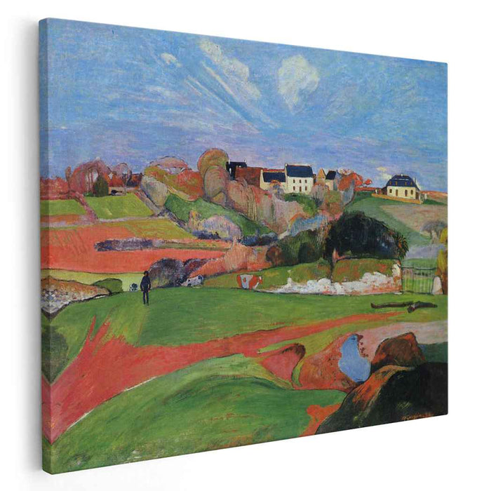 Landscape at Le Pouldu (1890) by Paul Gauguin