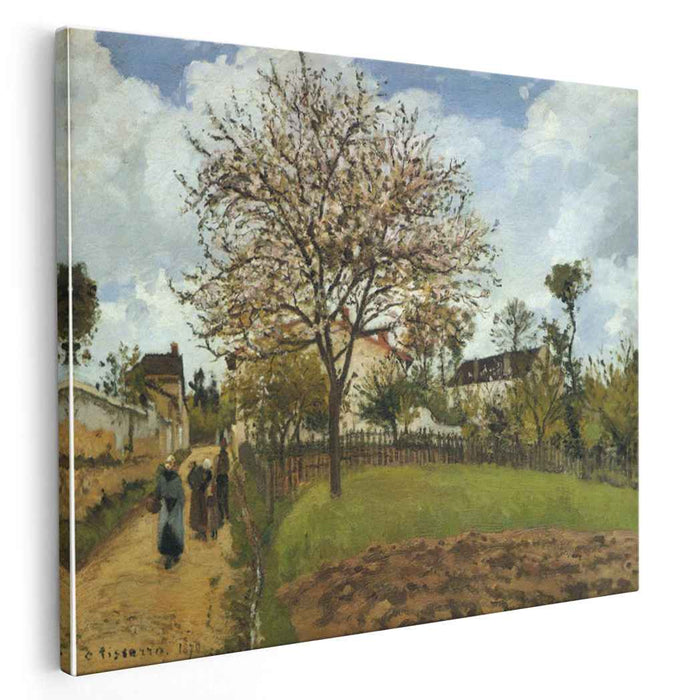 Landscape at Louveciennes (1870) by Camille Pissarro