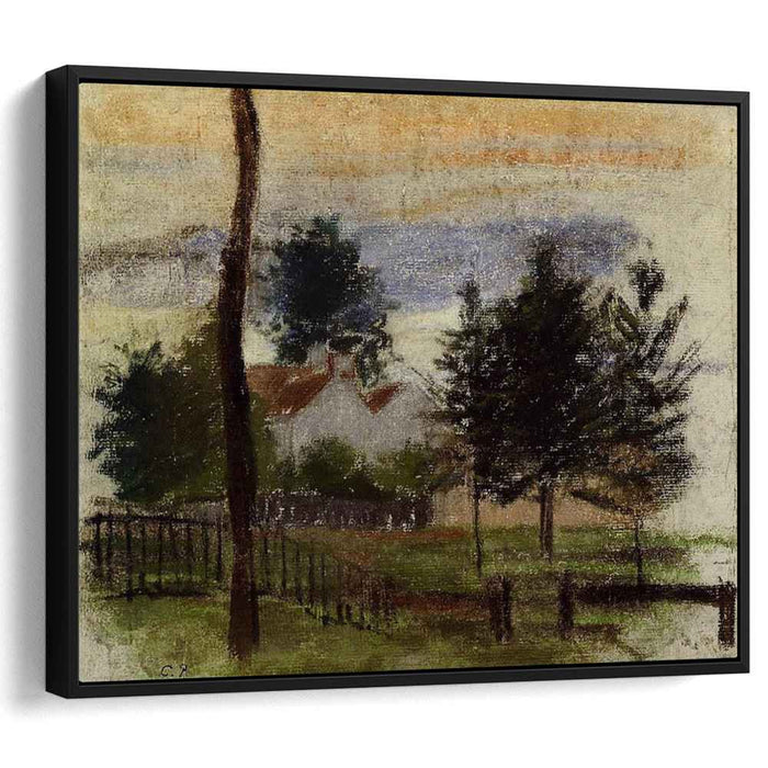 Landscape at Louveciennes (1869) by Camille Pissarro