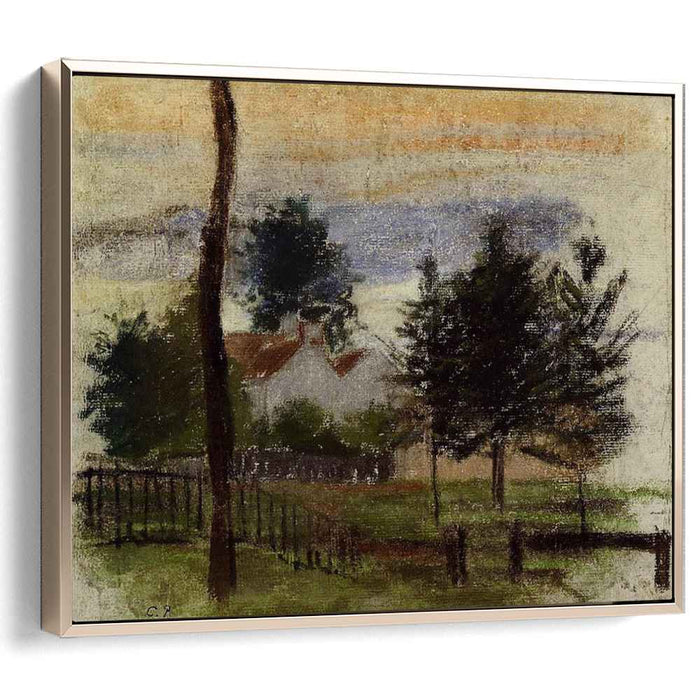 Landscape at Louveciennes (1869) by Camille Pissarro