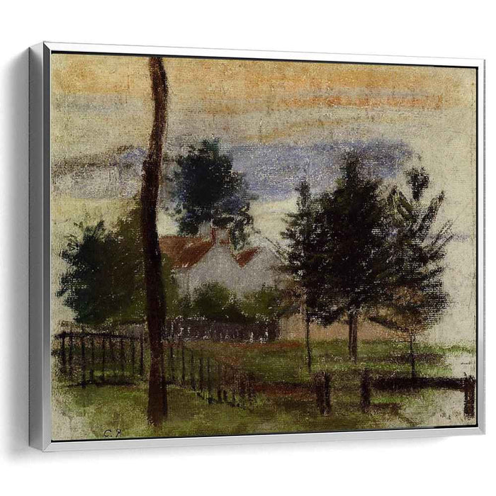 Landscape at Louveciennes (1869) by Camille Pissarro