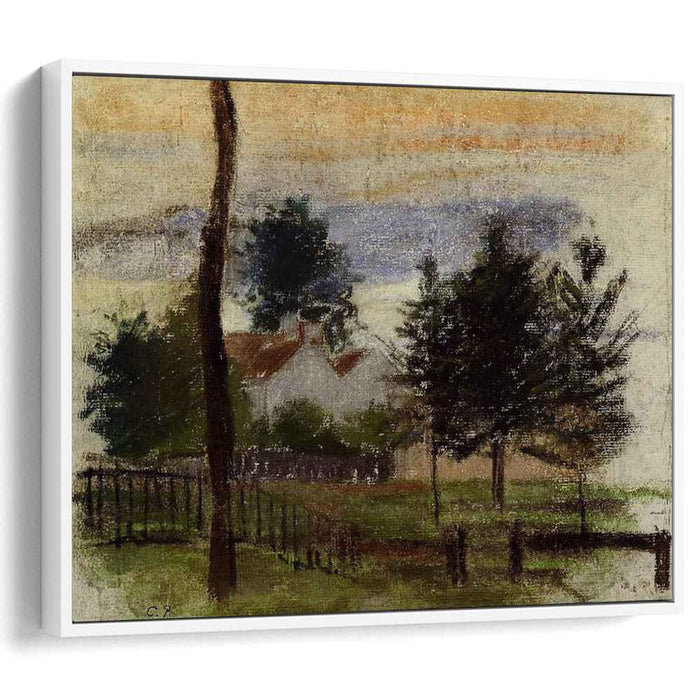 Landscape at Louveciennes (1869) by Camille Pissarro