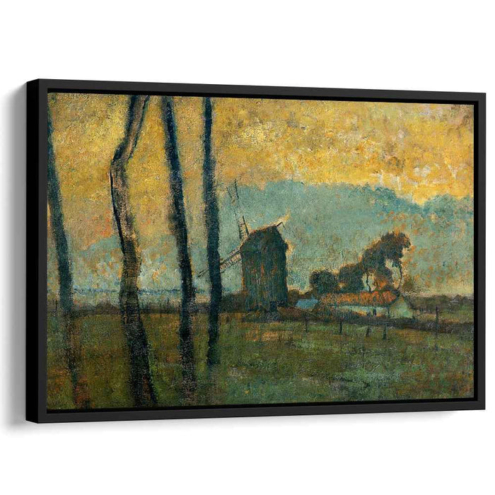 Landscape at Valery-sur-Somme (1854) by Edgar Degas