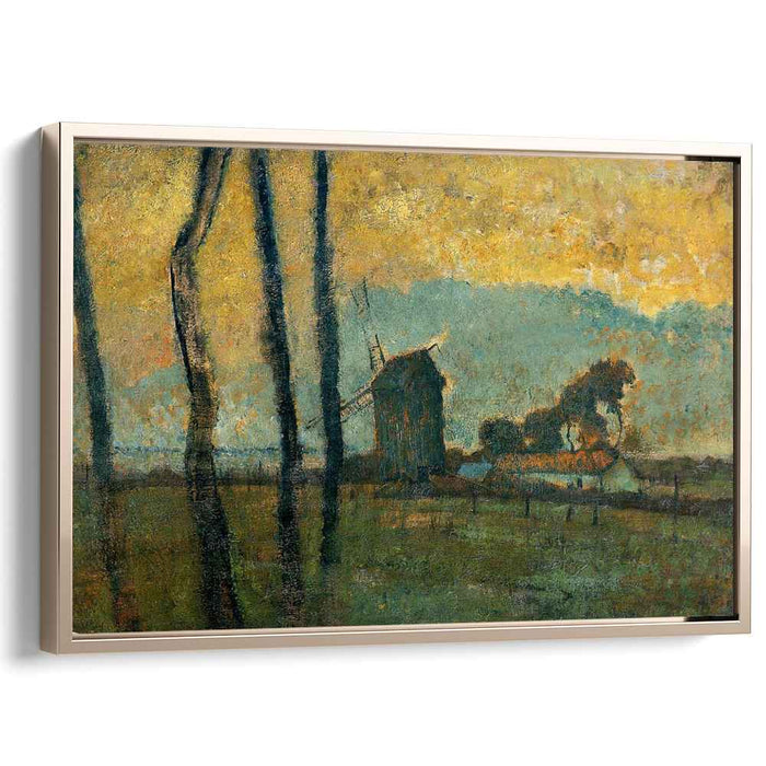 Landscape at Valery-sur-Somme (1854) by Edgar Degas