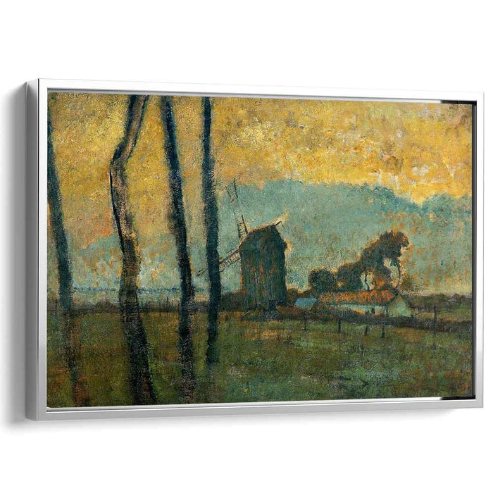 Landscape at Valery-sur-Somme (1854) by Edgar Degas