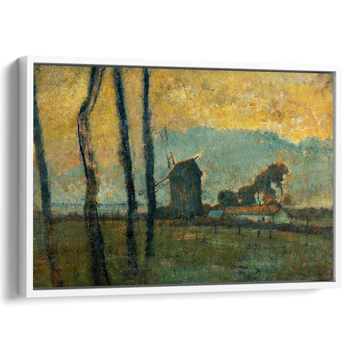 Landscape at Valery-sur-Somme (1854) by Edgar Degas