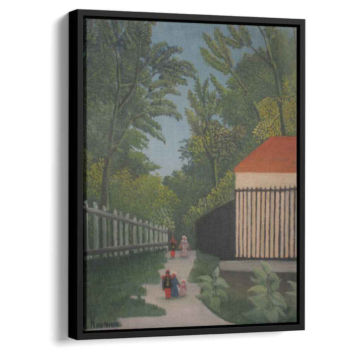 Landscape in Montsouris Park with Five Figures (1910) by Henri Rousseau