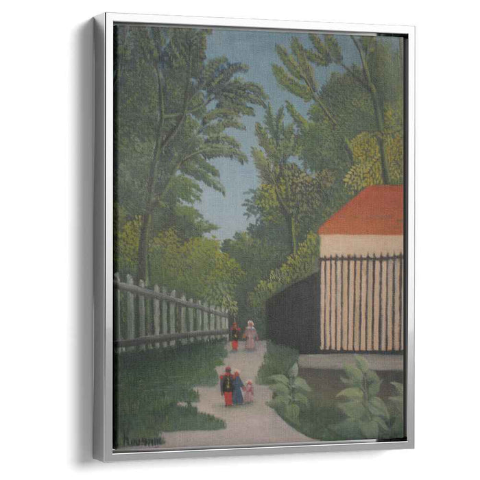 Landscape in Montsouris Park with Five Figures (1910) by Henri Rousseau