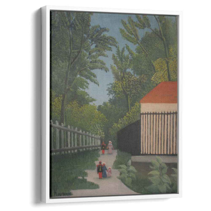 Landscape in Montsouris Park with Five Figures (1910) by Henri Rousseau