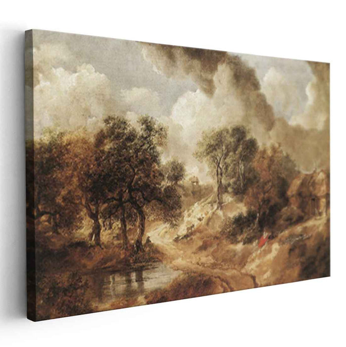 Landscape in Suffolk (1750) by Thomas Gainsborough
