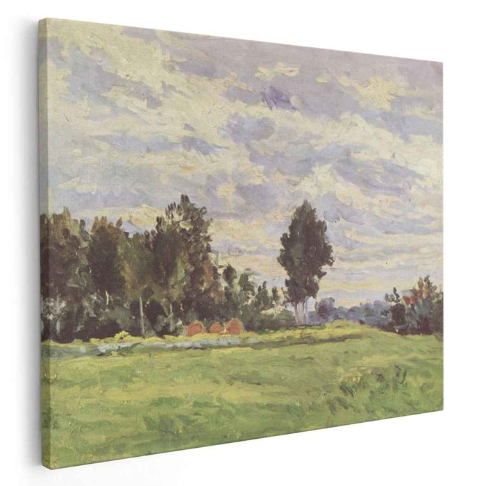 Landscape in the Ile de France (1865) by Paul Cezanne