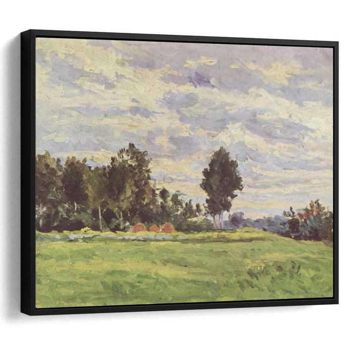 Landscape in the Ile de France (1865) by Paul Cezanne