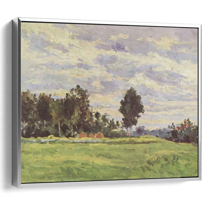 Landscape in the Ile de France (1865) by Paul Cezanne