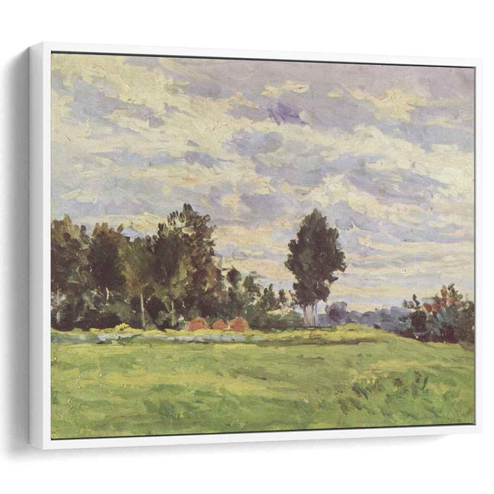 Landscape in the Ile de France (1865) by Paul Cezanne