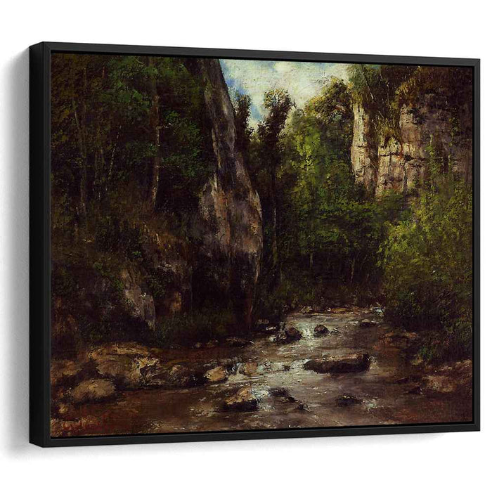 Landscape near Puit Noir, near Ornans by Gustave Courbet