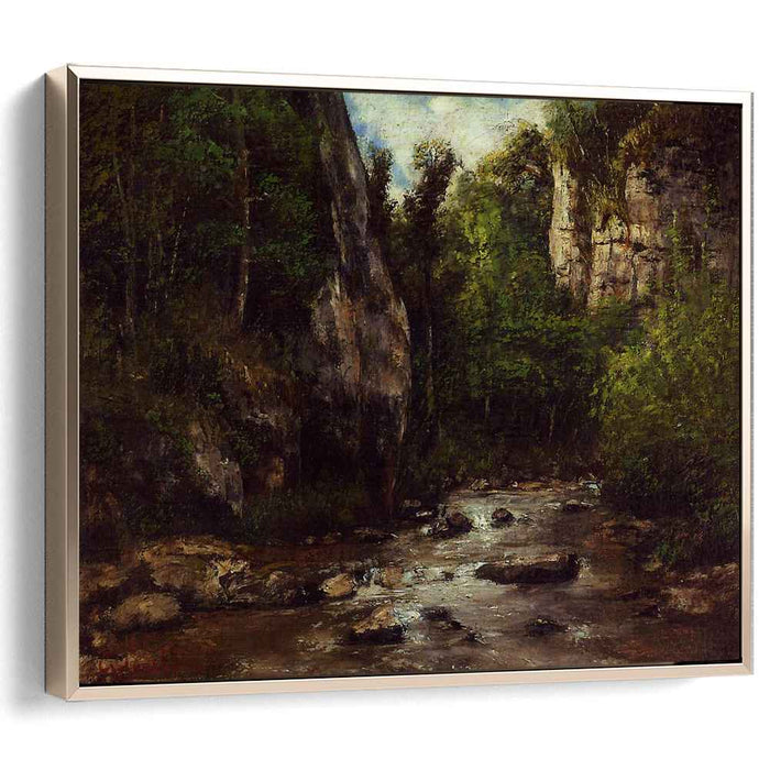 Landscape near Puit Noir, near Ornans by Gustave Courbet