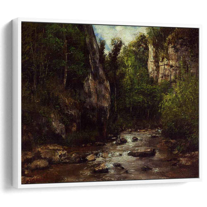 Landscape near Puit Noir, near Ornans by Gustave Courbet