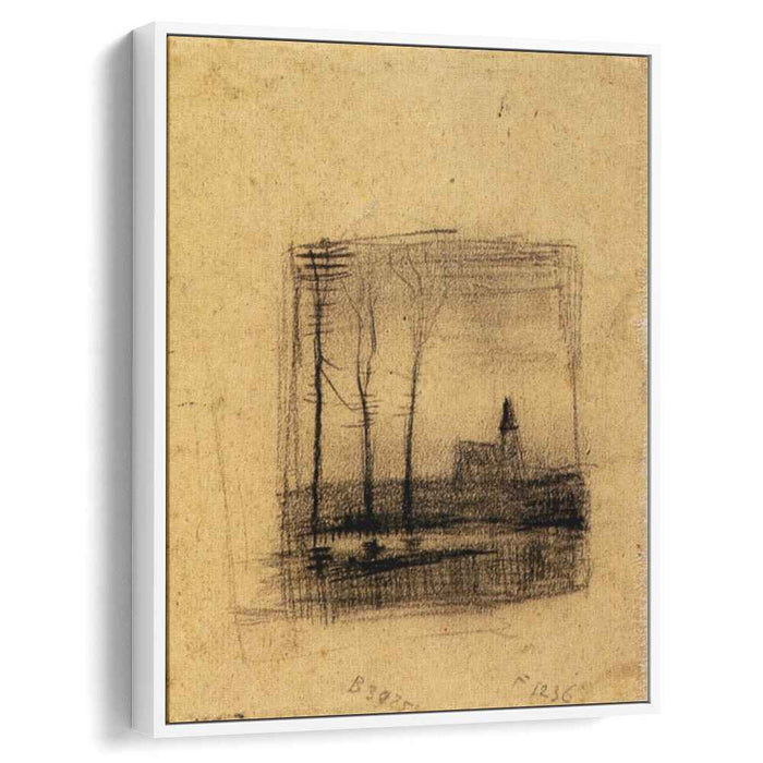 Landscape with a Church (1883) by Vincent van Gogh