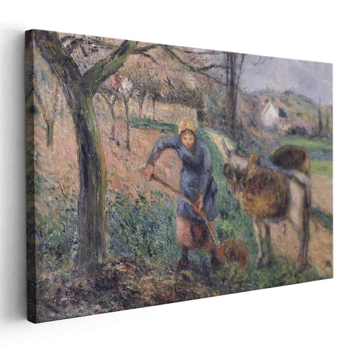 Landscape with a Donkey by Camille Pissarro
