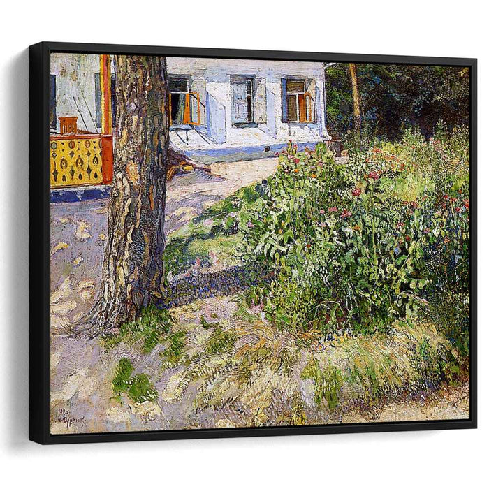 Landscape with a flowerbed (1906) by David Burliuk