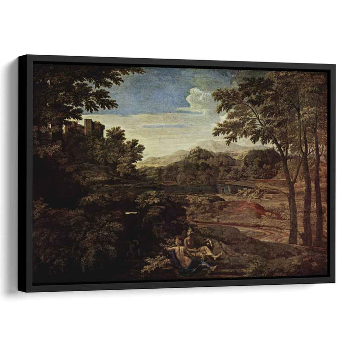 Landscape with a Man Killed by a Snake (1648) by Nicolas Poussin
