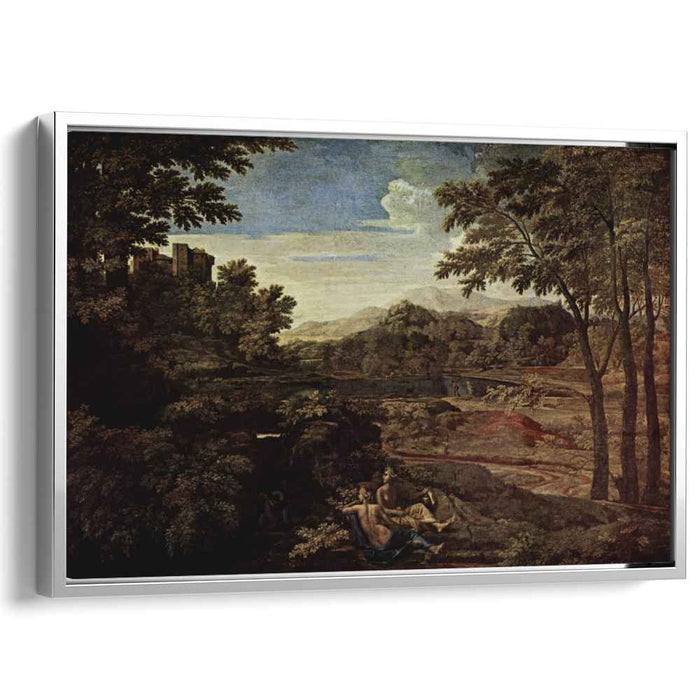 Landscape with a Man Killed by a Snake (1648) by Nicolas Poussin