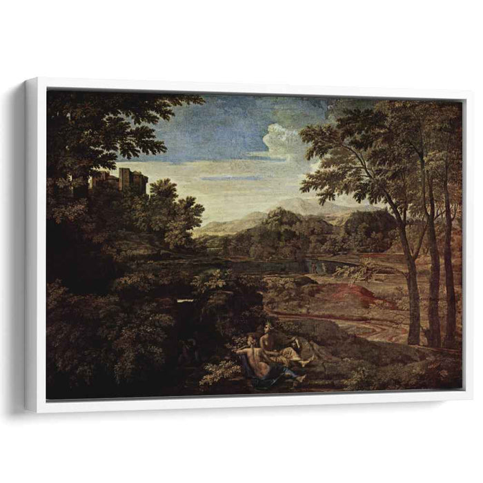 Landscape with a Man Killed by a Snake (1648) by Nicolas Poussin