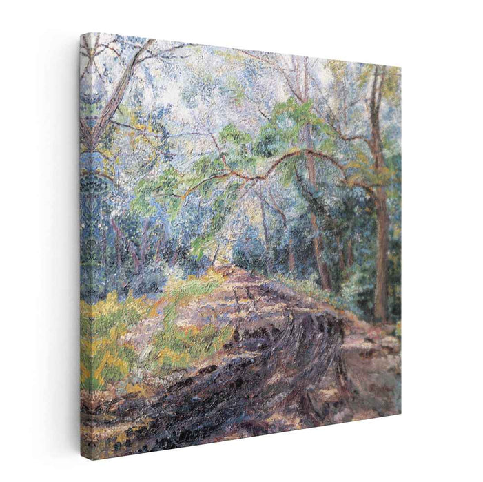 Landscape with a road (1910) by David Burliuk