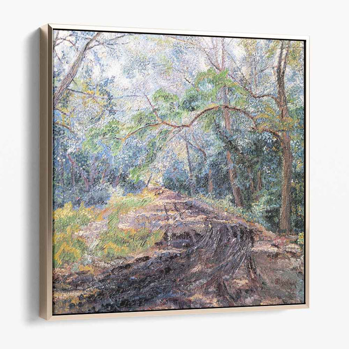 Landscape with a road (1910) by David Burliuk