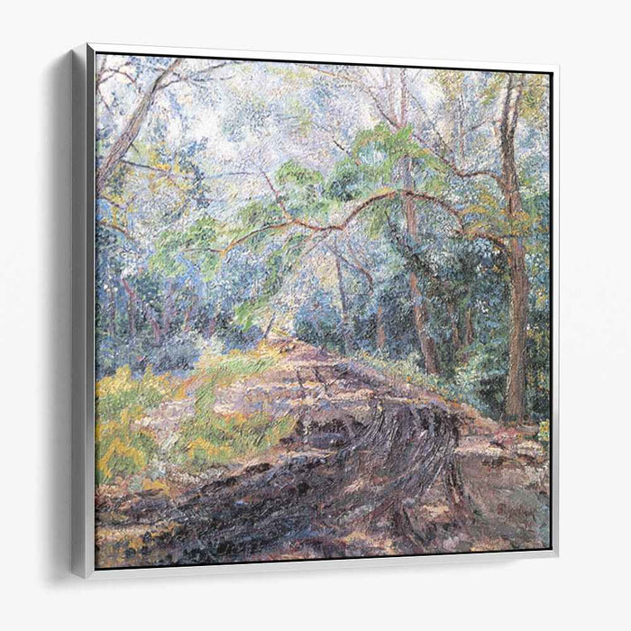 Landscape with a road (1910) by David Burliuk