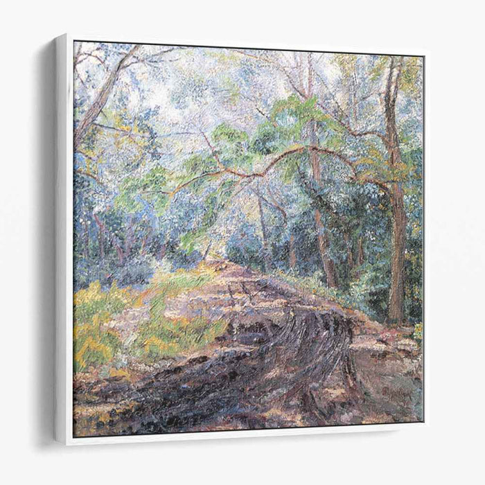 Landscape with a road (1910) by David Burliuk