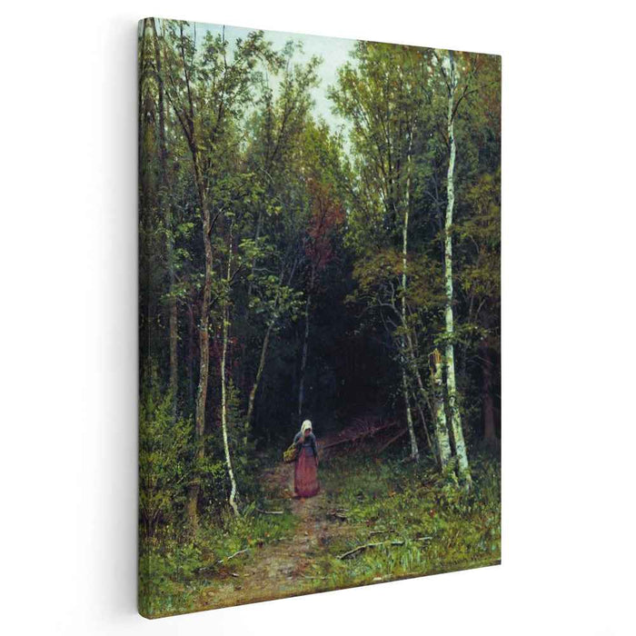 Landscape with a Woman (1872) by Ivan Shishkin