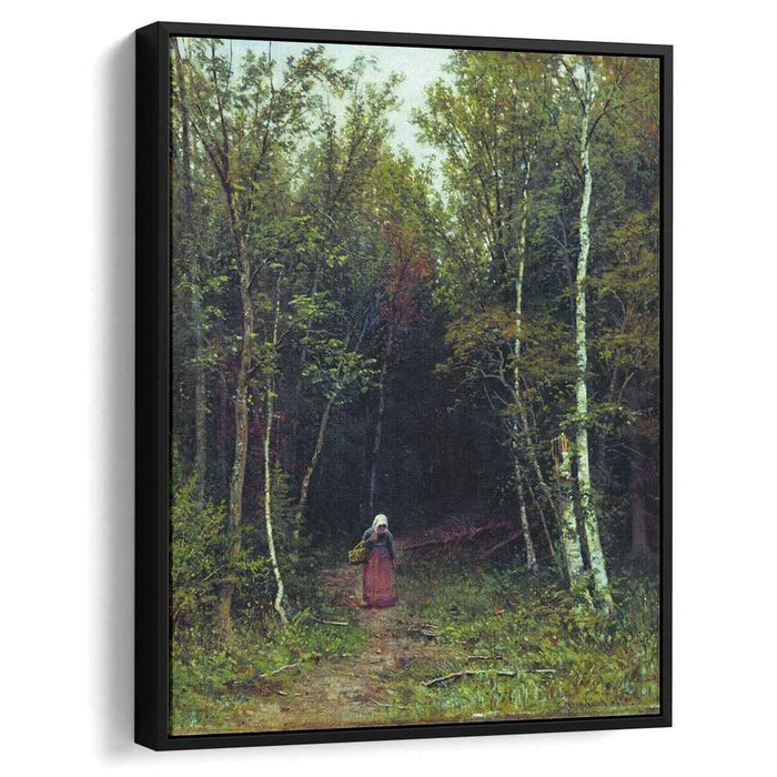 Landscape with a Woman (1872) by Ivan Shishkin