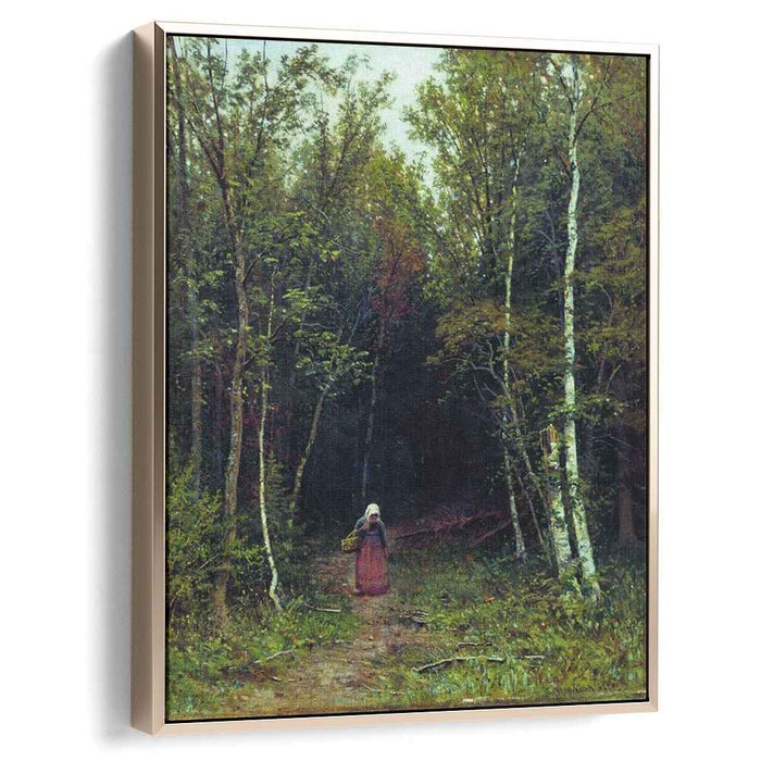 Landscape with a Woman (1872) by Ivan Shishkin