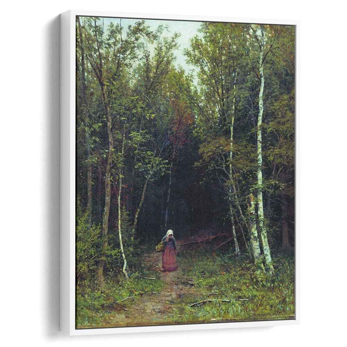 Landscape with a Woman (1872) by Ivan Shishkin