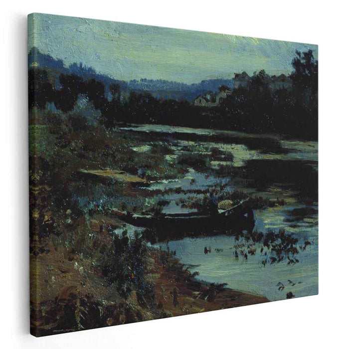 Landscape with boat (1875) by Ilya Repin