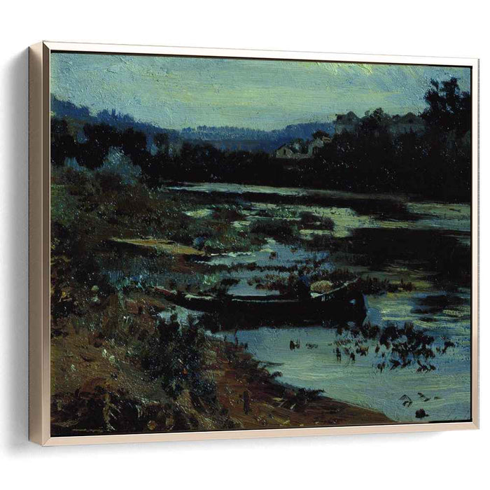 Landscape with boat (1875) by Ilya Repin