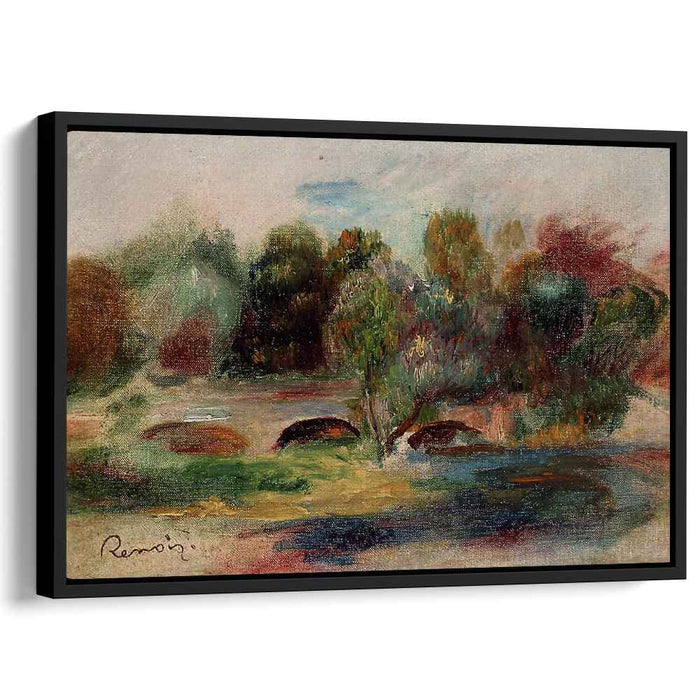 Landscape with Bridge (1900) by Pierre-Auguste Renoir