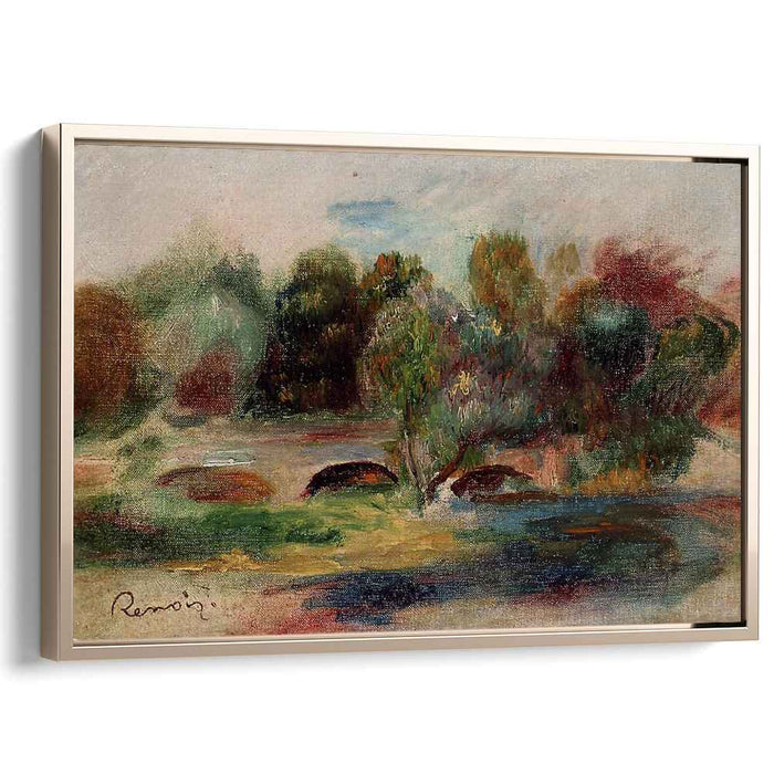 Landscape with Bridge (1900) by Pierre-Auguste Renoir