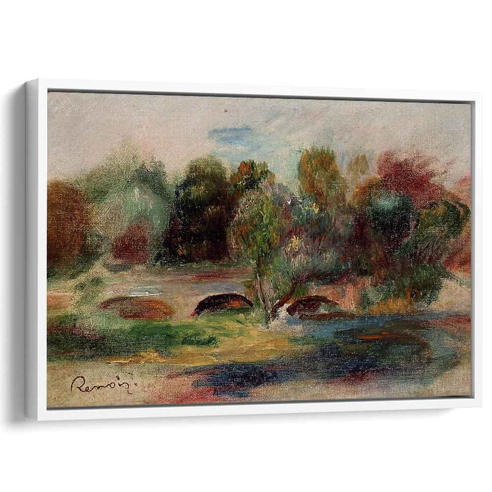 Landscape with Bridge (1900) by Pierre-Auguste Renoir