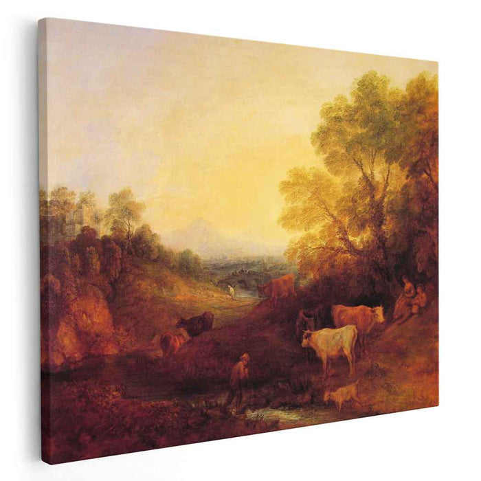 Landscape with Cattle (1773) by Thomas Gainsborough