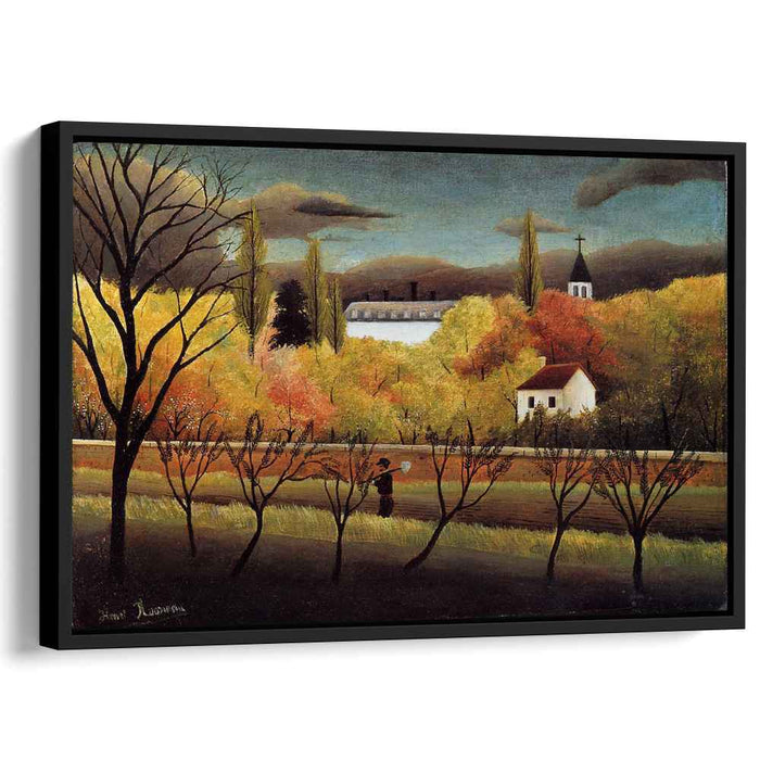 Landscape with Farmer (1896) by Henri Rousseau