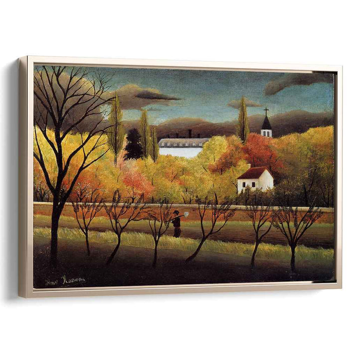 Landscape with Farmer (1896) by Henri Rousseau