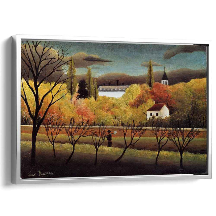 Landscape with Farmer (1896) by Henri Rousseau