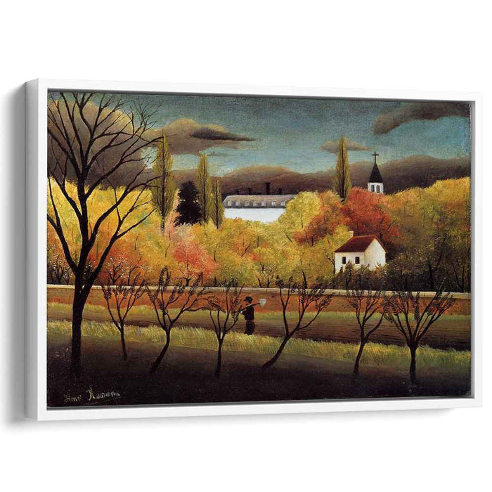 Landscape with Farmer (1896) by Henri Rousseau