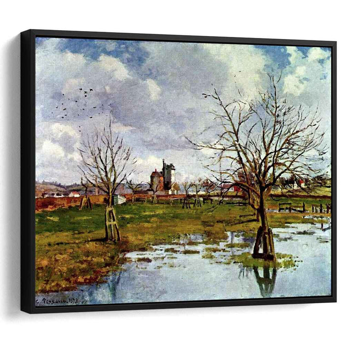 Landscape with Flooded Fields (1873) by Camille Pissarro