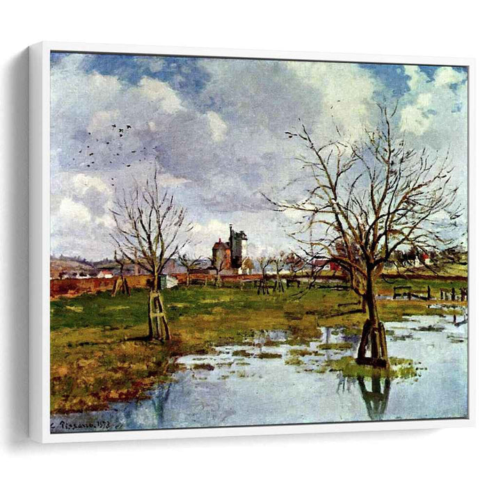 Landscape with Flooded Fields (1873) by Camille Pissarro