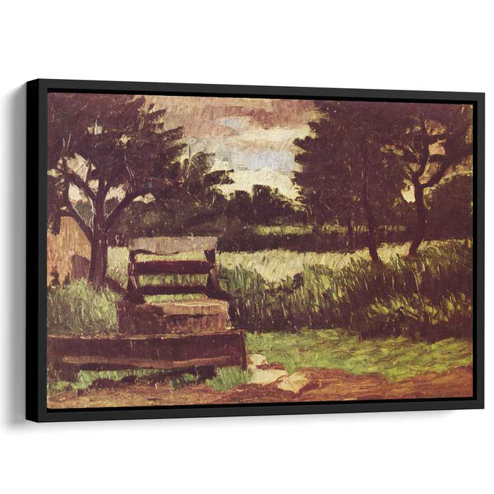 Landscape with fountain (1867) by Paul Cezanne